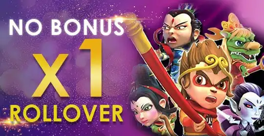 Bonus to 918Kiss/SCR888 dompet – 918Kiss No Bonus x1 Rollover.